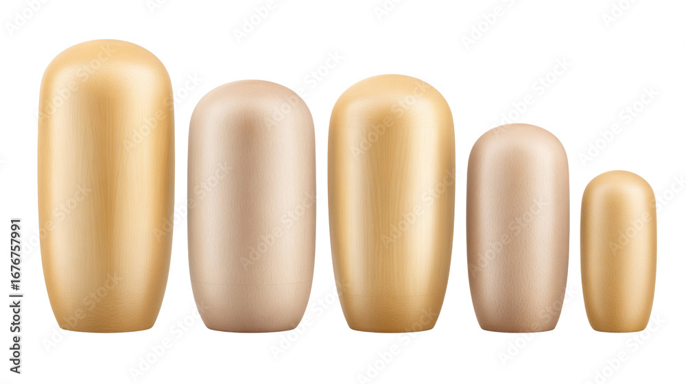 Obraz premium Diverse Range of Natural Skin Tone Foundation Swatches on Isolated Background for Beauty and Makeup Industry