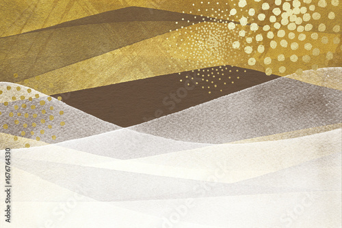 金色と茶色の背景素材