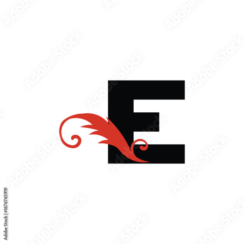 monogram, logo, letter E, initial E, branding, elegant, minimalist, modern, classic, stylish, custom, creative, bold, simple, professional, clean, unique, premium, geometric, typographic, flat design,
