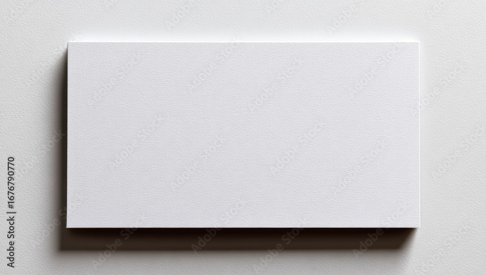 Fototapeta premium Blank white rectangular sheet of paper