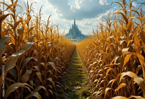  Lost in the Harvest A Sea of Gold Hides Secrets, with the Emerald City a Distant Prize for Those Who Can Navigate the Cornfield