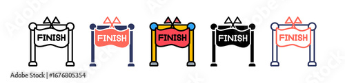 Finish Line multiple icon