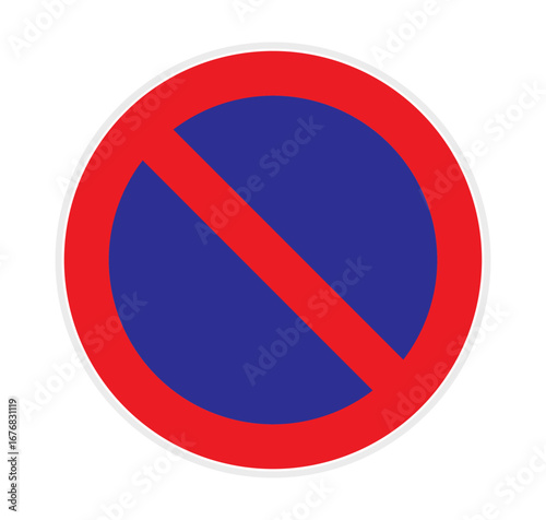 stationnement interdit logo panneau