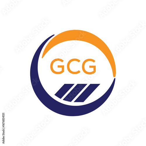 GCG Modern Company logo. GCG  Abstract Circle Company logo design for entrepreneur and business. GCG Branding best icon Business Branding.
