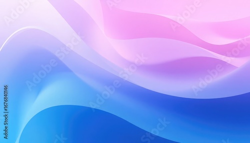 Abstract Swirls of Blue and Pink Light background wave
