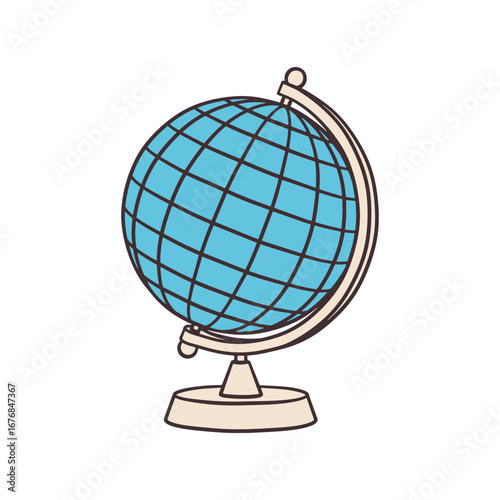 Fotografía Globe on white background