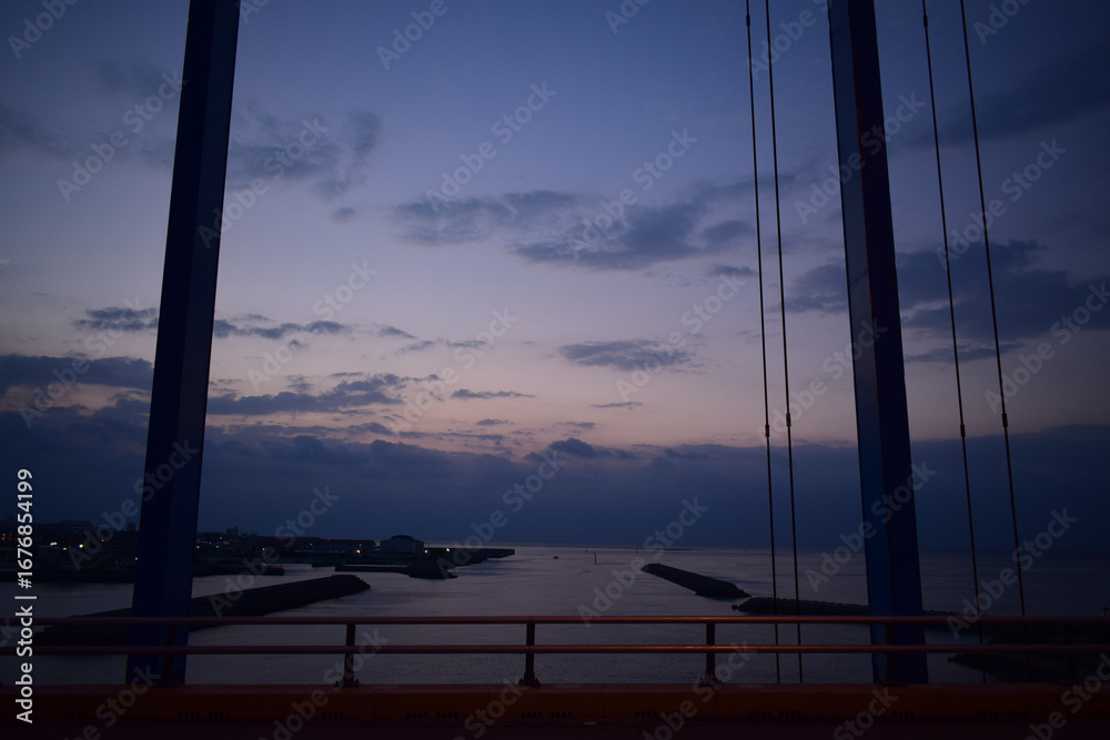 Obraz premium 石垣島の朝焼け