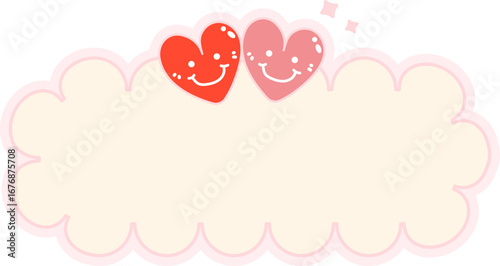 Heart label text box