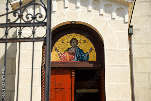 August 30, 2025 - Belgrade, Serbia. Exterior of the Serbian Orthodox Christian Church of the Ascension