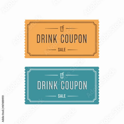 Vintage Drink tickets, Coupon