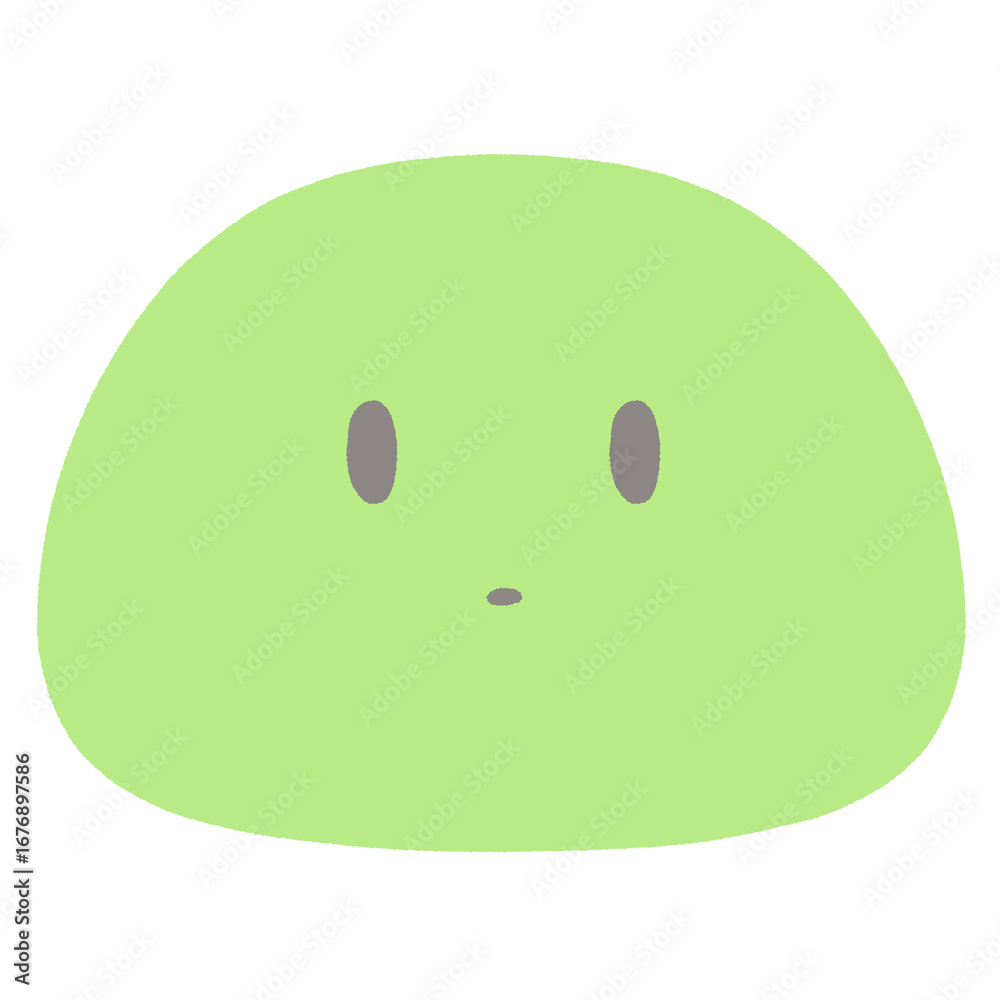 Fototapeta premium 腸内細菌のイラスト 日和見菌