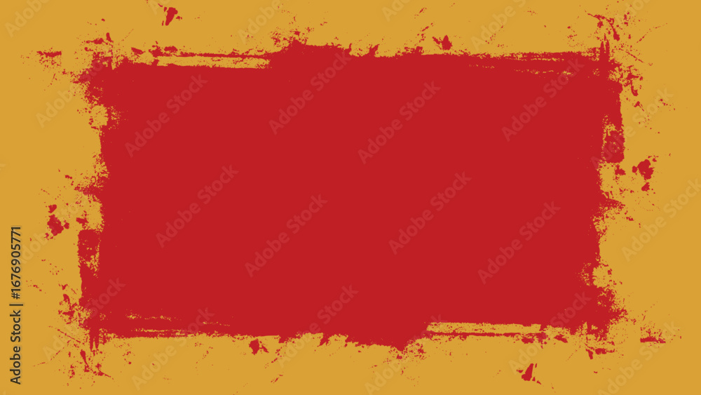 Fototapeta premium Horror and grunge style, aesthetic vector frame.