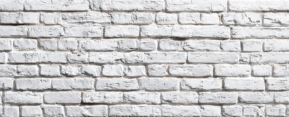 Obraz premium Whitewashed brick wall texture (14)