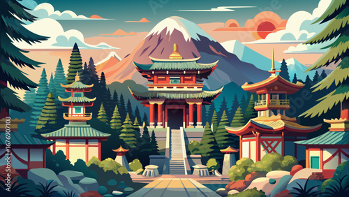The Shrines and Temples of Nikko in Japan lie amid cedar forests, blending ornate carvings, sacred gates, and spiritual tranquility, embodying centuries of devotion in a natural mountain sanctuary.