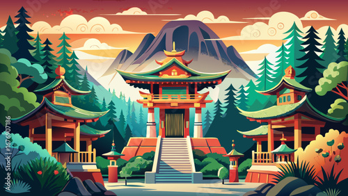The Shrines and Temples of Nikko in Japan lie amid cedar forests, blending ornate carvings, sacred gates, and spiritual tranquility, embodying centuries of devotion in a natural mountain sanctuary.
