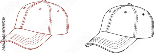 White baseball cap vector illustration apparel headwear sport