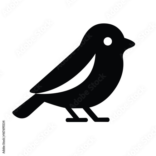 vector illustration of a bird icon