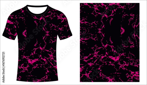 custom jersey featuring a bold marble-inspired design