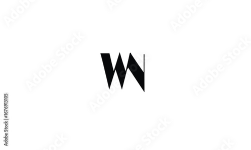 WN,N,W,W,N abstract, letters, logo, monogram, style, symbols, ambitions, icons, 
