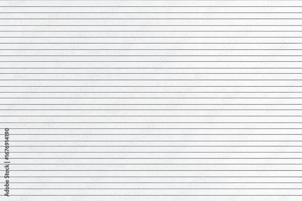 White, horizontal ribbed surface