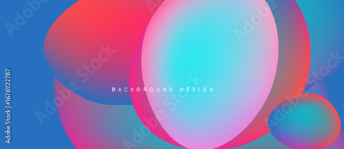 Abstract fluid shapes blend vibrant colors. Gradient transitions create dynamic visual effect. Modern design element for backgrounds.