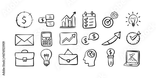 Business and Finance Icons dollar coin