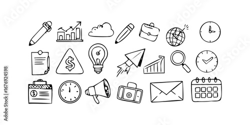 Calendar with Pencil and Lightbulb date planning