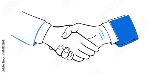 Handshake agreement business deal partnership