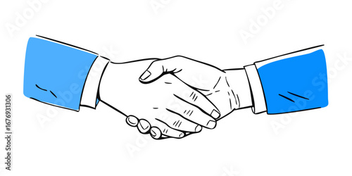 Handshake agreement business deal partnership
