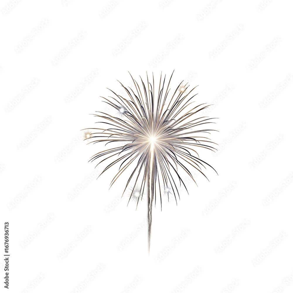 Obraz premium bright firework burst.