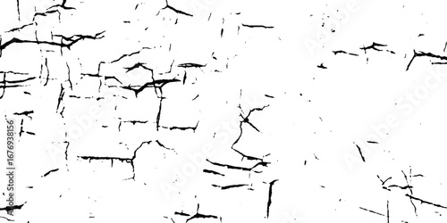 Grunge black and white crack paper texture design and texture of a concrete wall with cracks and scratches background .. Vintage abstract texture of old surface. Grunge texture for make poster	
