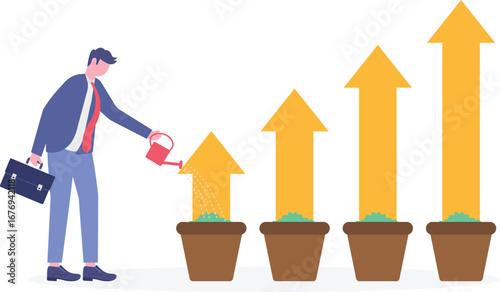 Cultivating market growth, nurturing business strategies,

