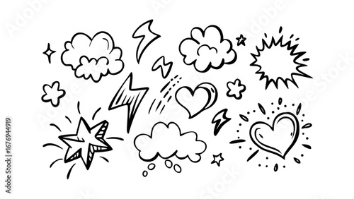 Comic book explosion sound effect burst boom