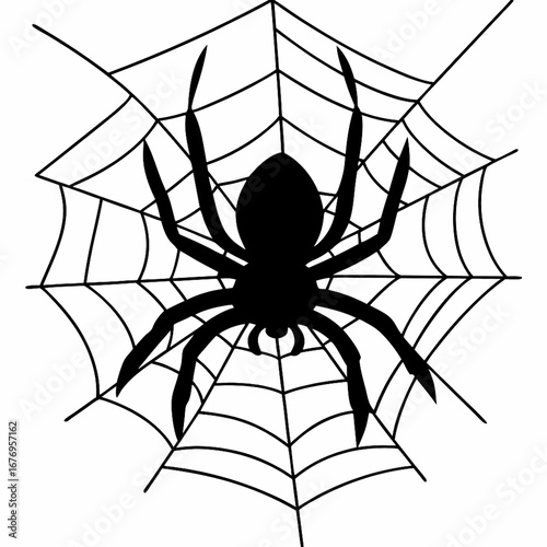 spider in web net