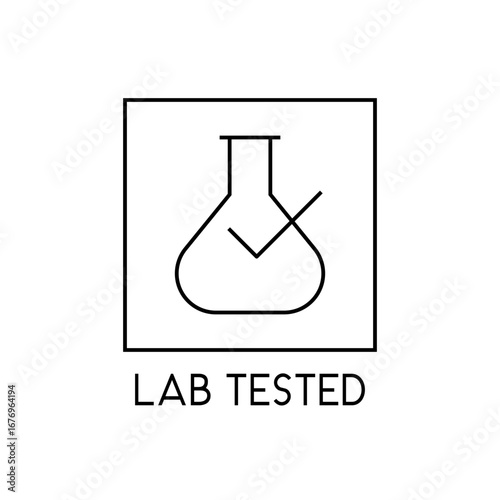 Lab Tested Dermatology Cosmetic Vector
