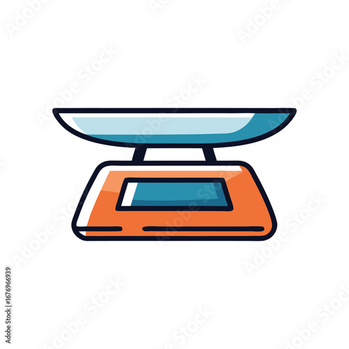 Balance Scale Illustration: A digitally crafted balance scale symbolizes the concept of measure, fairness, justice, and the art of weighing. The scale, a symbol of equilibrium.