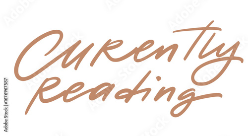 Currently Reading — Elegant Hand Lettering for Book Lovers