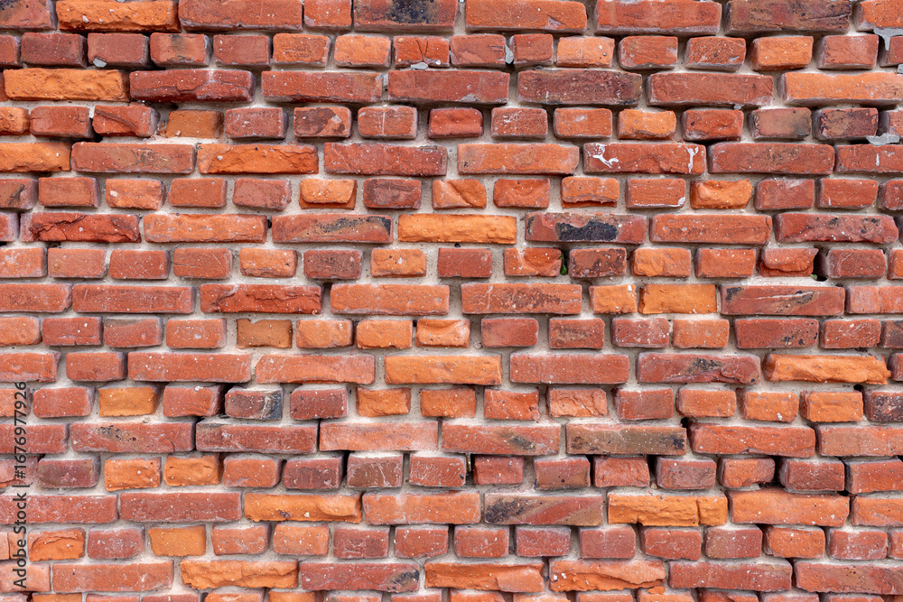 Obraz premium Background of old brick wall pattern texture.