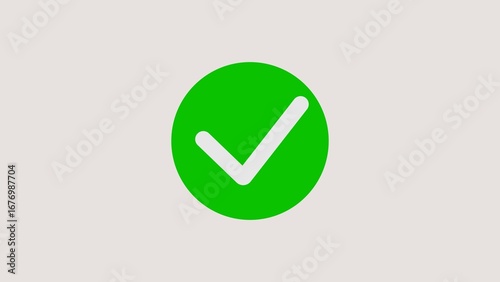 Free Download Green check mark icon inside circle representing approval and positive confirmation - GFXLoad