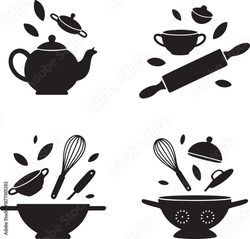 Kitchen Utensils Illustration Design