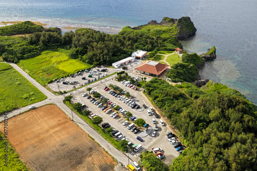 Parking Area at Maeda Misaki (真栄田岬), Onna Village, Okinawa, Japan