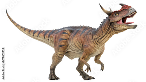 Wallpaper Mural Carnotaurus isolated on transparent PNG background Torontodigital.ca