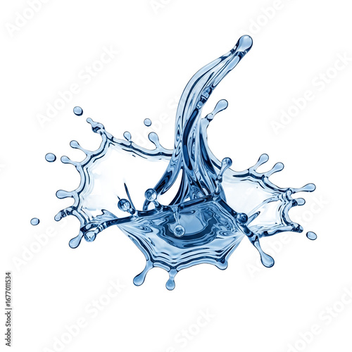 Water Splash Fluid Motion Water Art.