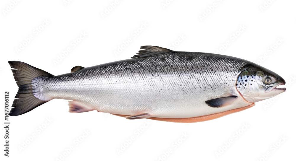 Obraz premium Isolated Salmon