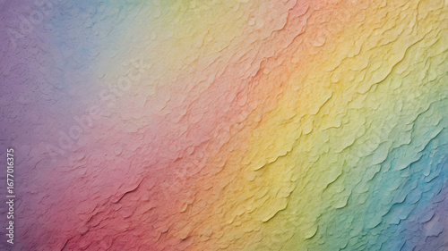 Soft Rainbow Gradient Watercolor Texture with Gentle Pastel Blending