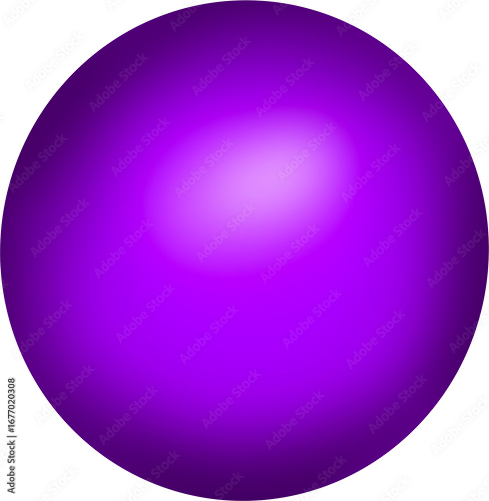 Fototapeta premium purple glossy sphere