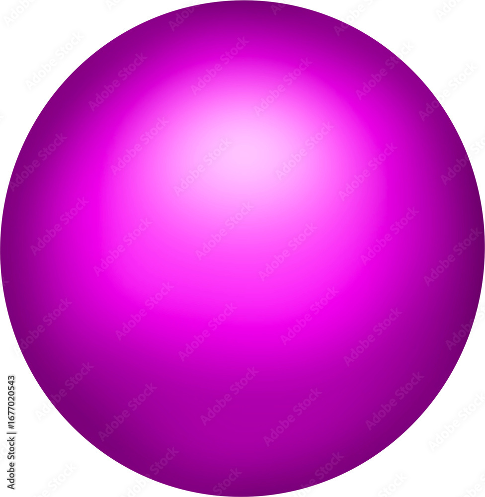 Fototapeta premium pink glossy sphere