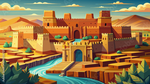 The Citadel of Erbil in Iraq, one of the oldest continuously inhabited sites, reveals ancient walls and narrow pathways, standing proudly as a living chronicle of Mesopotamian civilization.