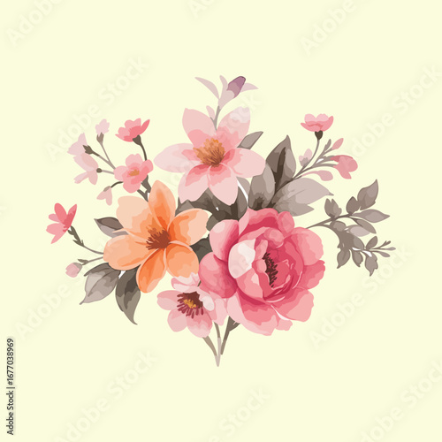 Beautiful seamless floral water color pattern Set
 Art & Illustration