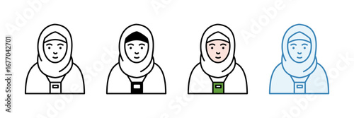 Umrah  Icon Set Multiple Style Collection